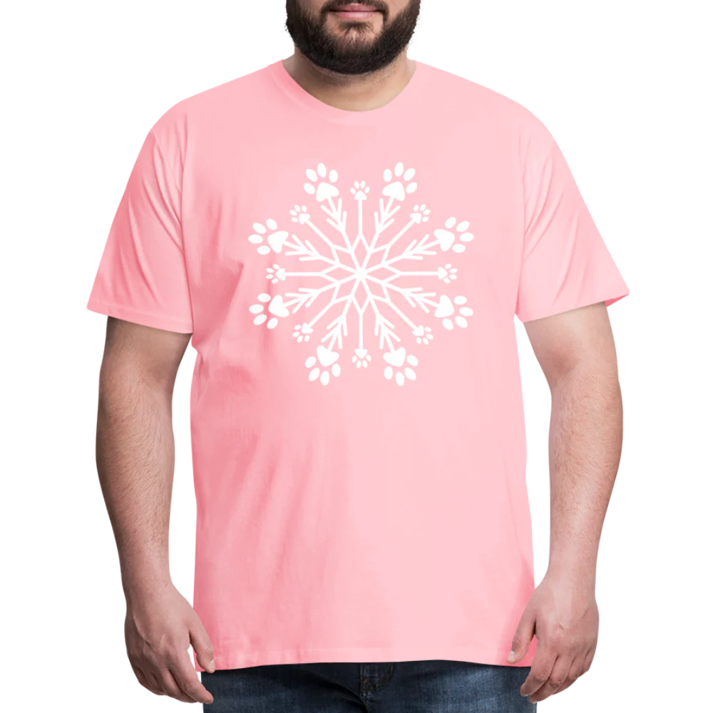 Paw Snowflake Premium T-Shirt - Image 18
