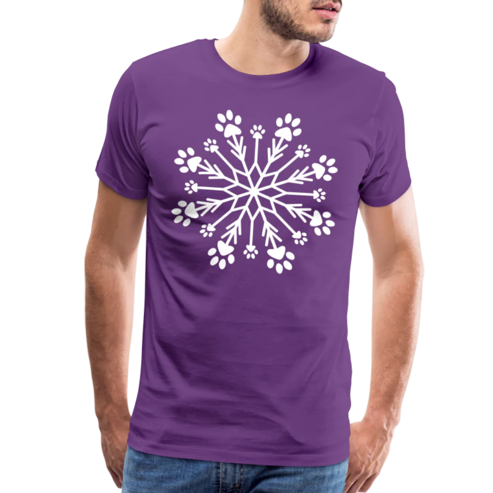 Paw Snowflake Premium T-Shirt - Image 20