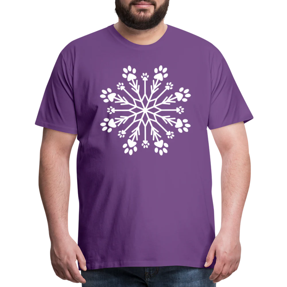 Paw Snowflake Premium T-Shirt - Image 21