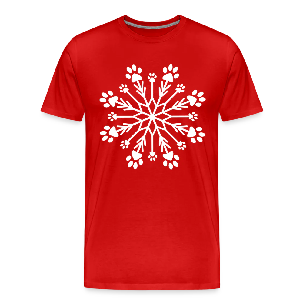 Paw Snowflake Premium T-Shirt - Image 22