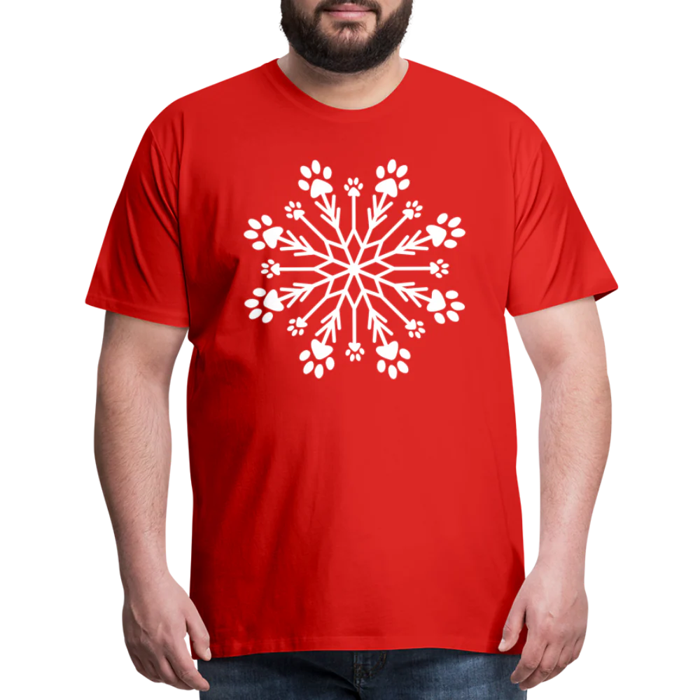 Paw Snowflake Premium T-Shirt - Image 24