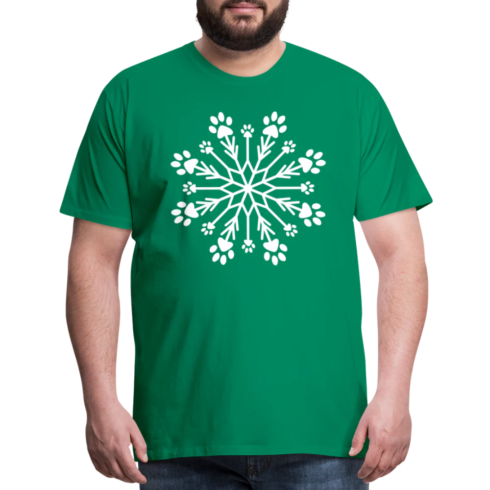 Paw Snowflake Premium T-Shirt - Image 3