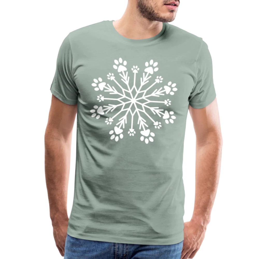 Paw Snowflake Premium T-Shirt - Image 32