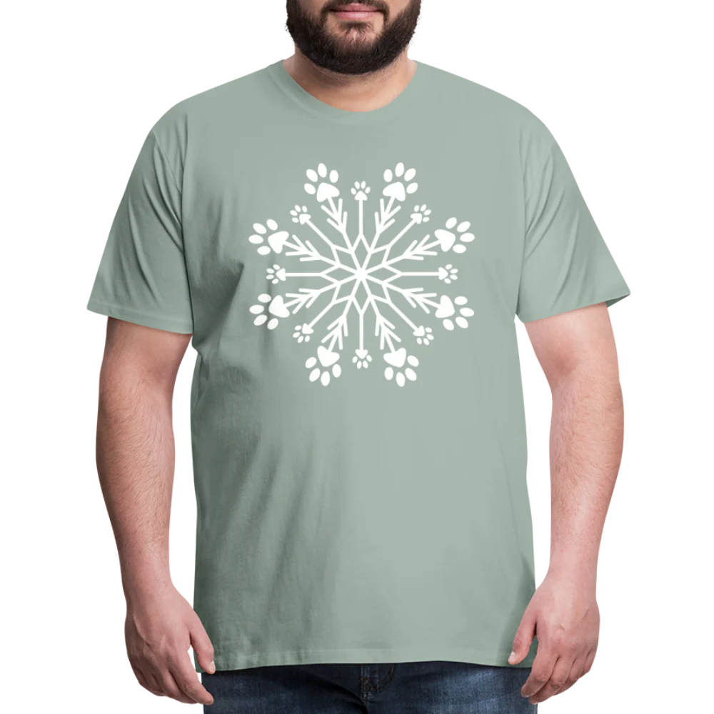 Paw Snowflake Premium T-Shirt - Image 33