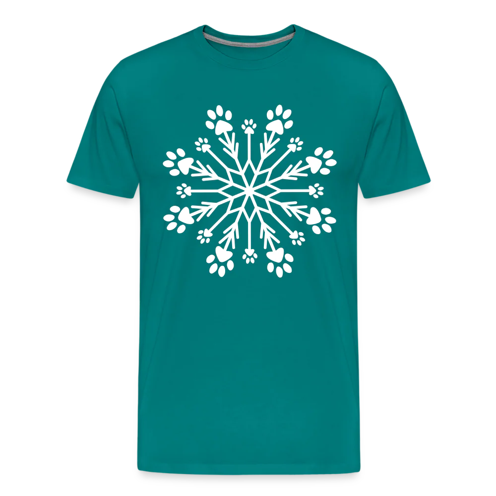 Paw Snowflake Premium T-Shirt - Image 34