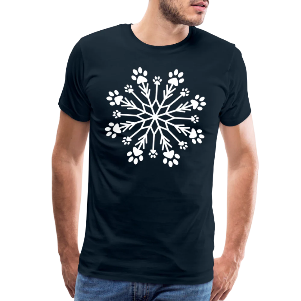 Paw Snowflake Premium T-Shirt - Image 5