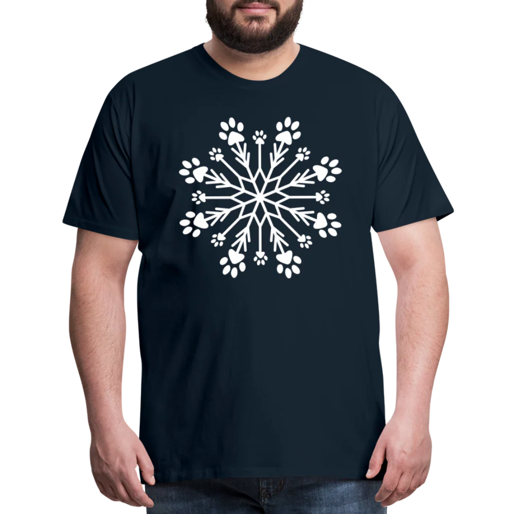 Paw Snowflake Premium T-Shirt - Image 6