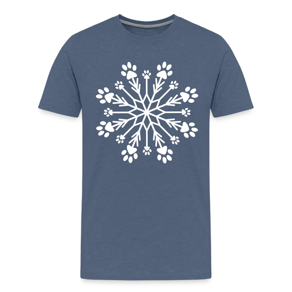 Paw Snowflake Premium T-Shirt - Image 7