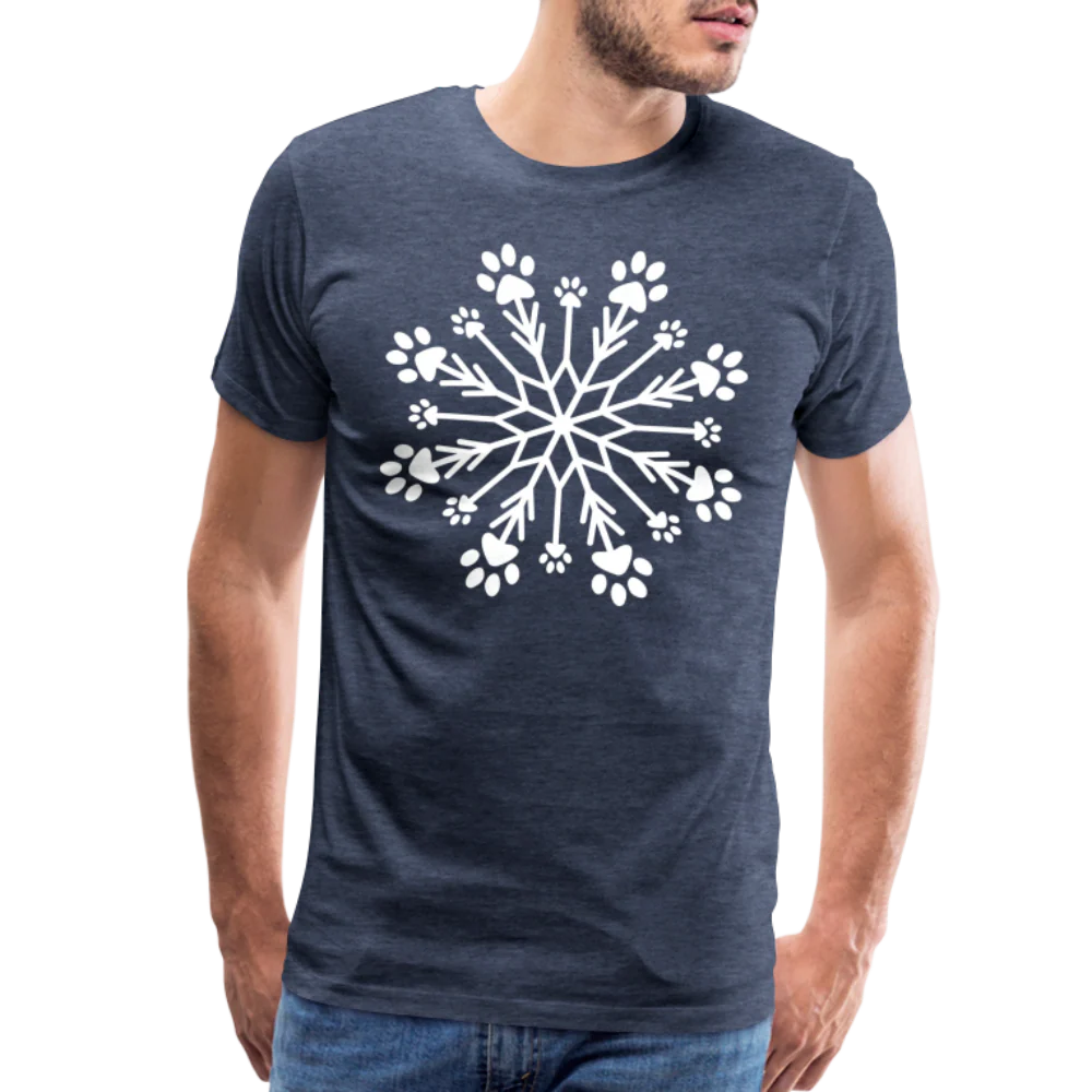 Paw Snowflake Premium T-Shirt - Image 8