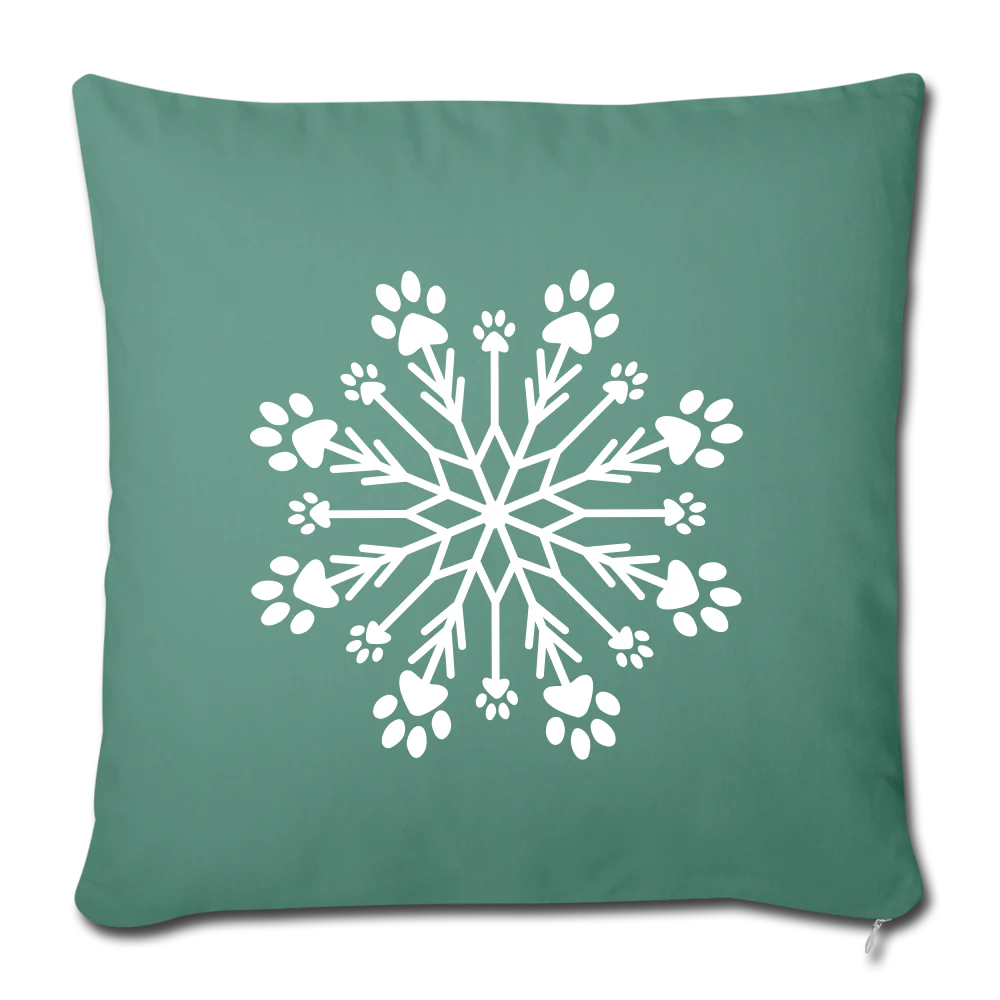 Paw Snowflake Throw Pillow Cover 18" x 18"� - Image 5