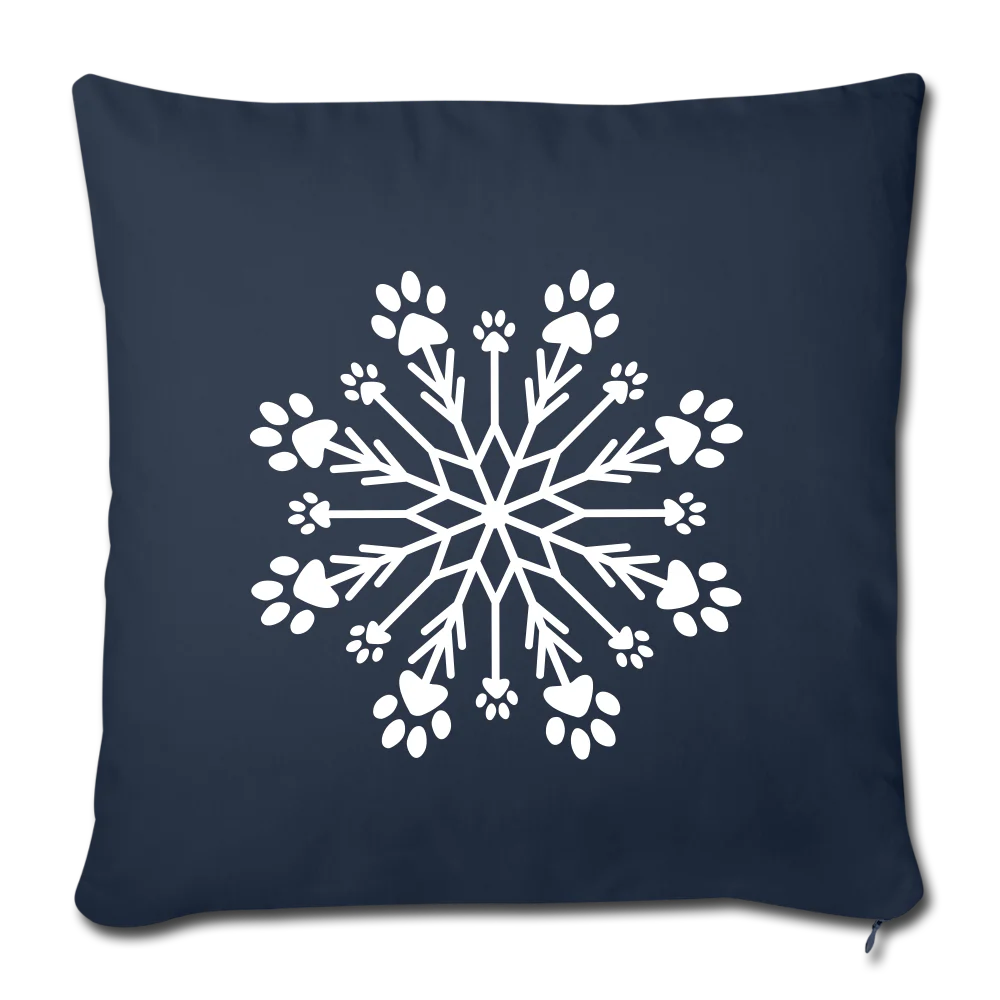 Paw Snowflake Throw Pillow Cover 18" x 18"� - Image 7