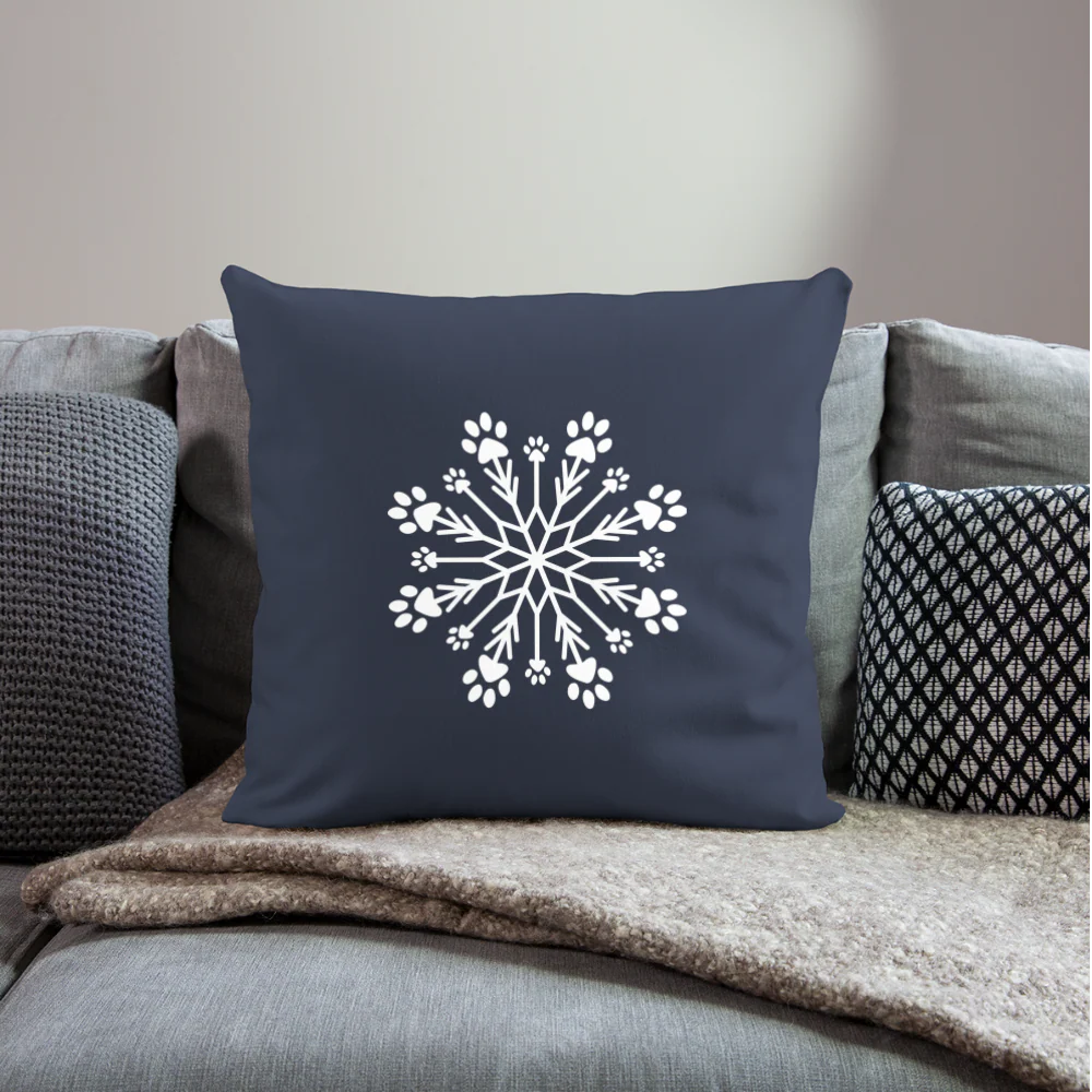 Paw Snowflake Throw Pillow Cover 18" x 18"� - Image 8