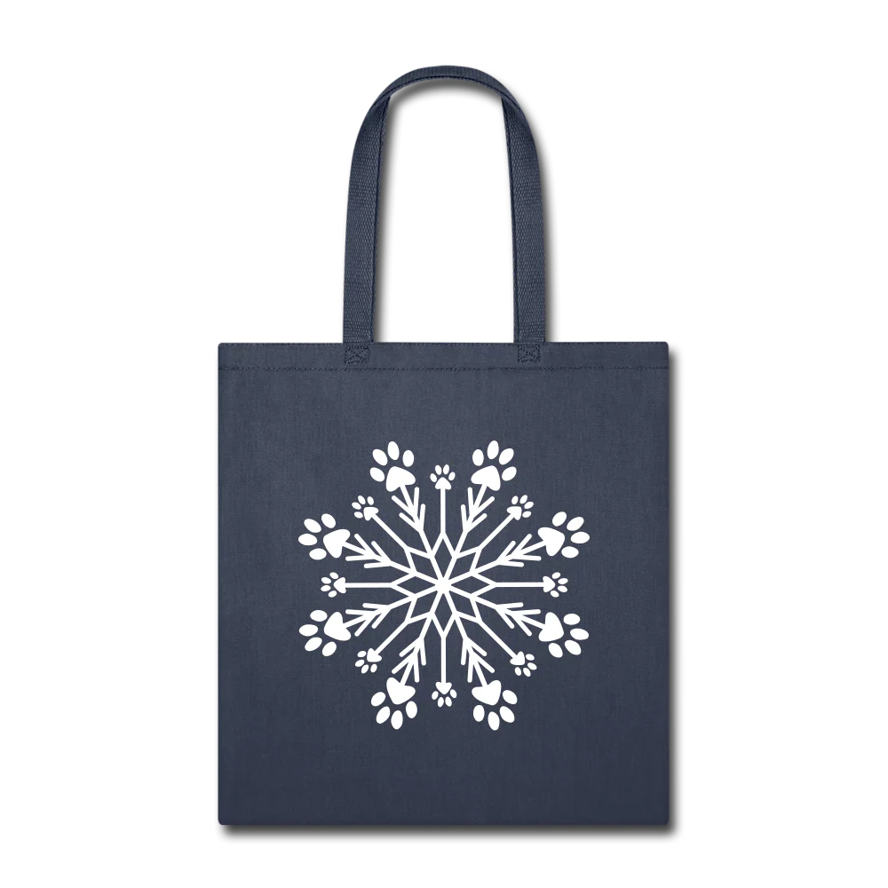 Paw Snowflake Tote Bag - Image 3