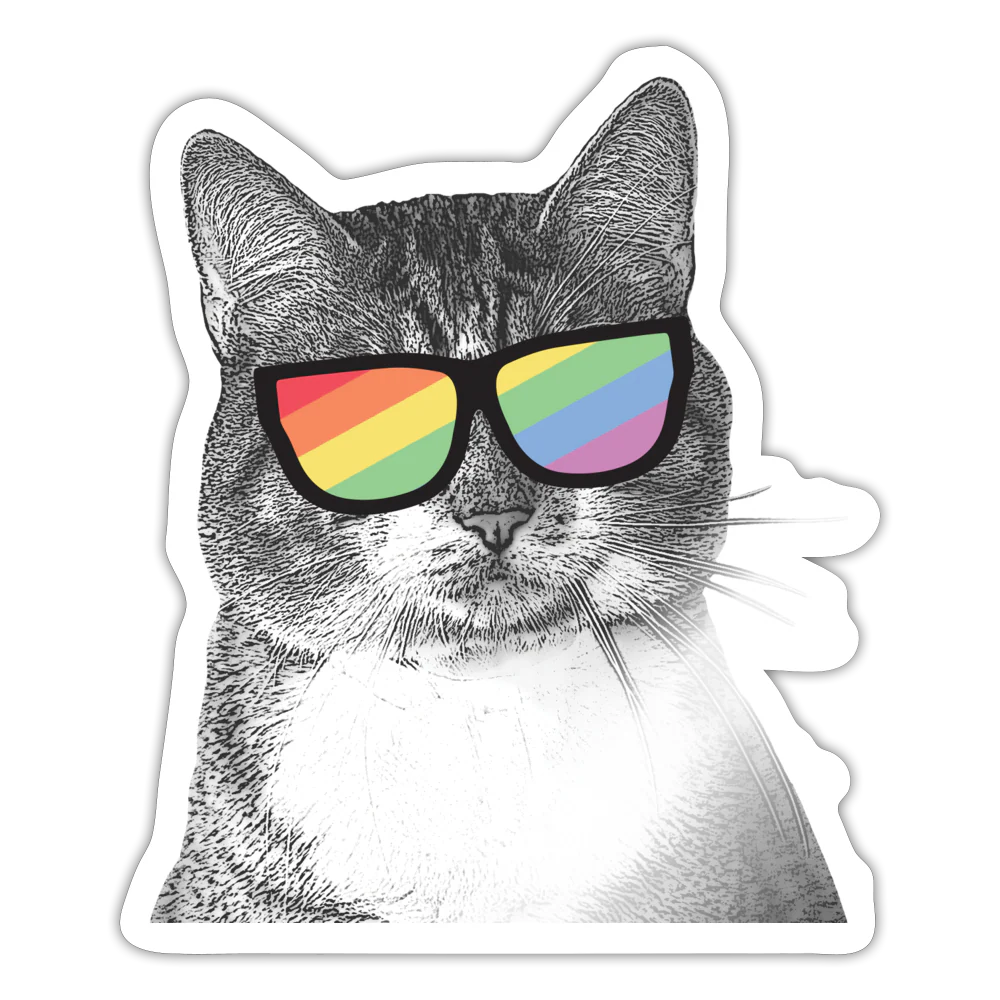 Pride Cat Sticker - Image 4
