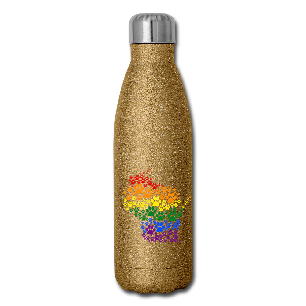 Pride Paws Insulated Stainless Steel Water Bottle - Image 4