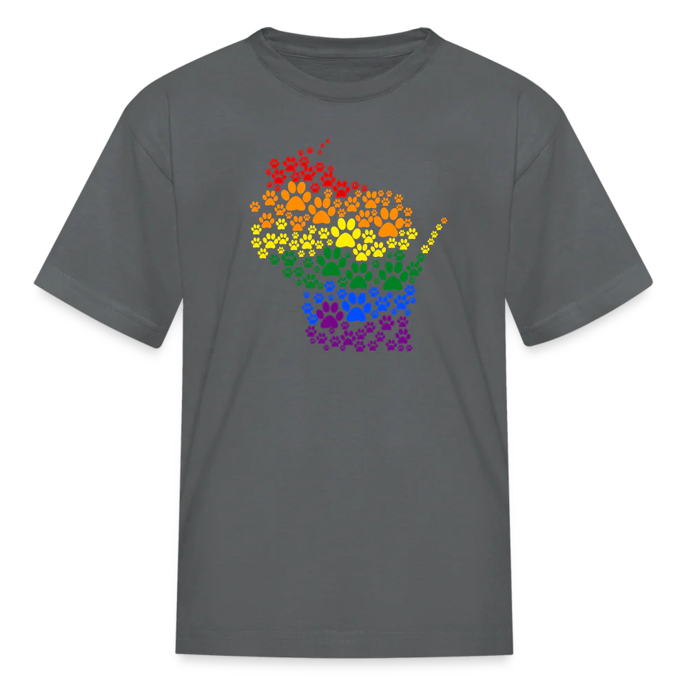 Pride Paws Kids' T-Shirt - Image 3