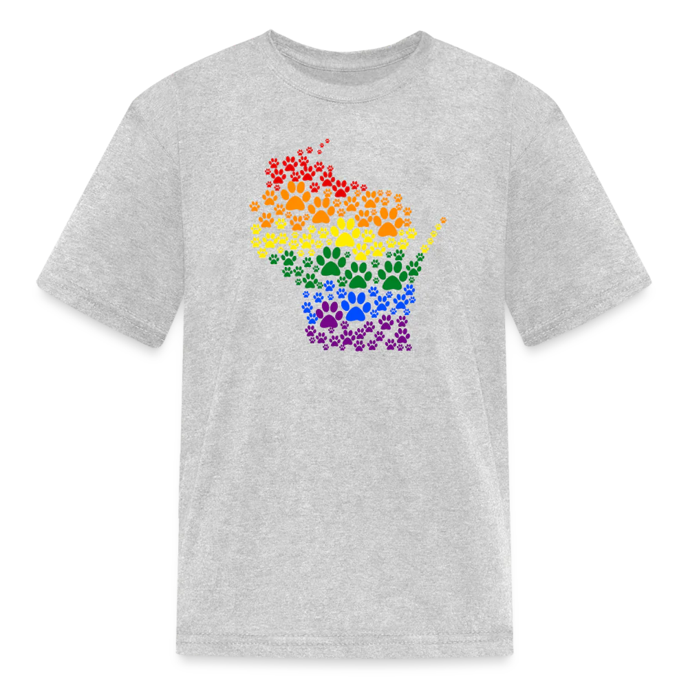 Pride Paws Kids' T-Shirt - Image 5