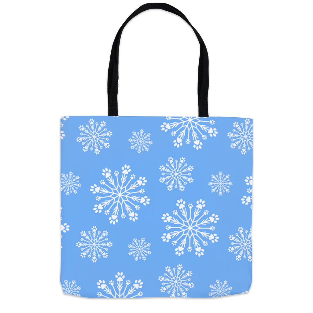 Paw Snowflake Tote Bag - Image 3