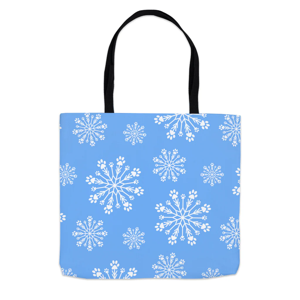 Paw Snowflake Tote Bag - Image 4