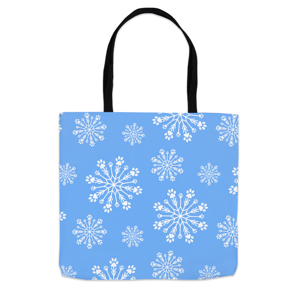 Paw Snowflake Tote Bag - Image 5