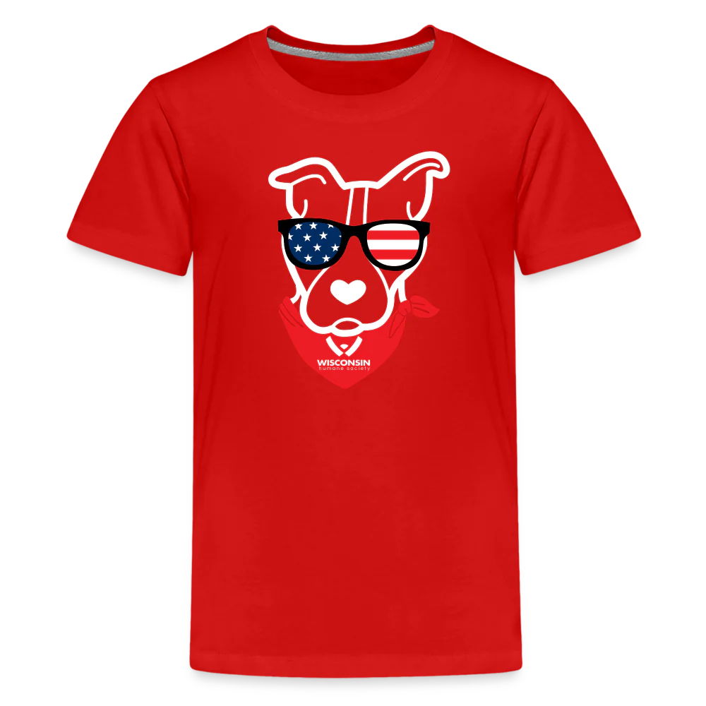 USA Dog Kids' Premium T-Shirt - Image 6