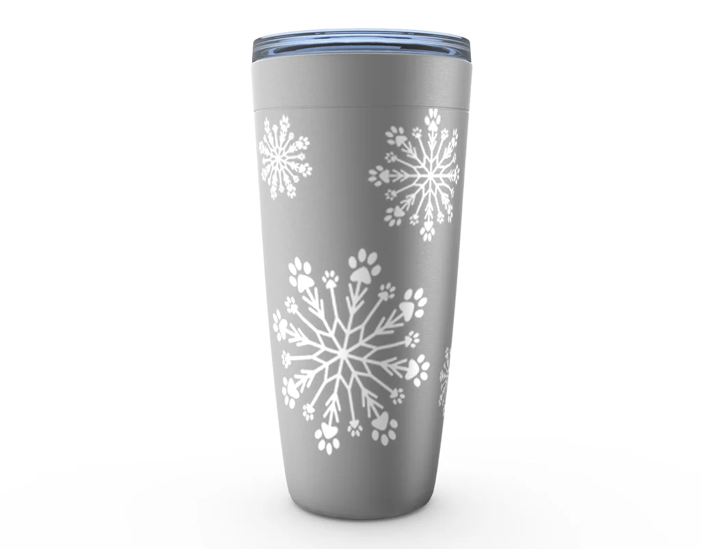 Paw Snowflake Viking Tumbler - Image 4