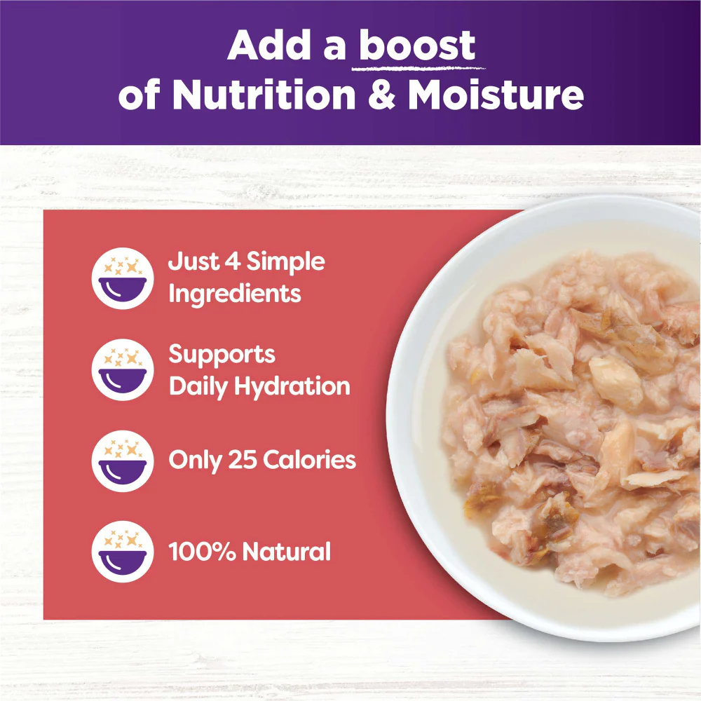 Wellness Bowl Boosters Flaked Salmon & Tuna in Broth Wet Cat Food Topper - Image 4