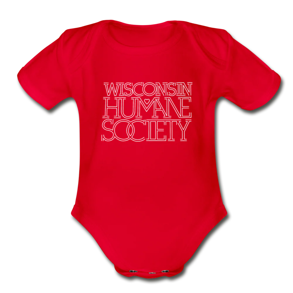 WHS 1987 Logo Organic Short Sleeve Baby Bodysuit - Image 3
