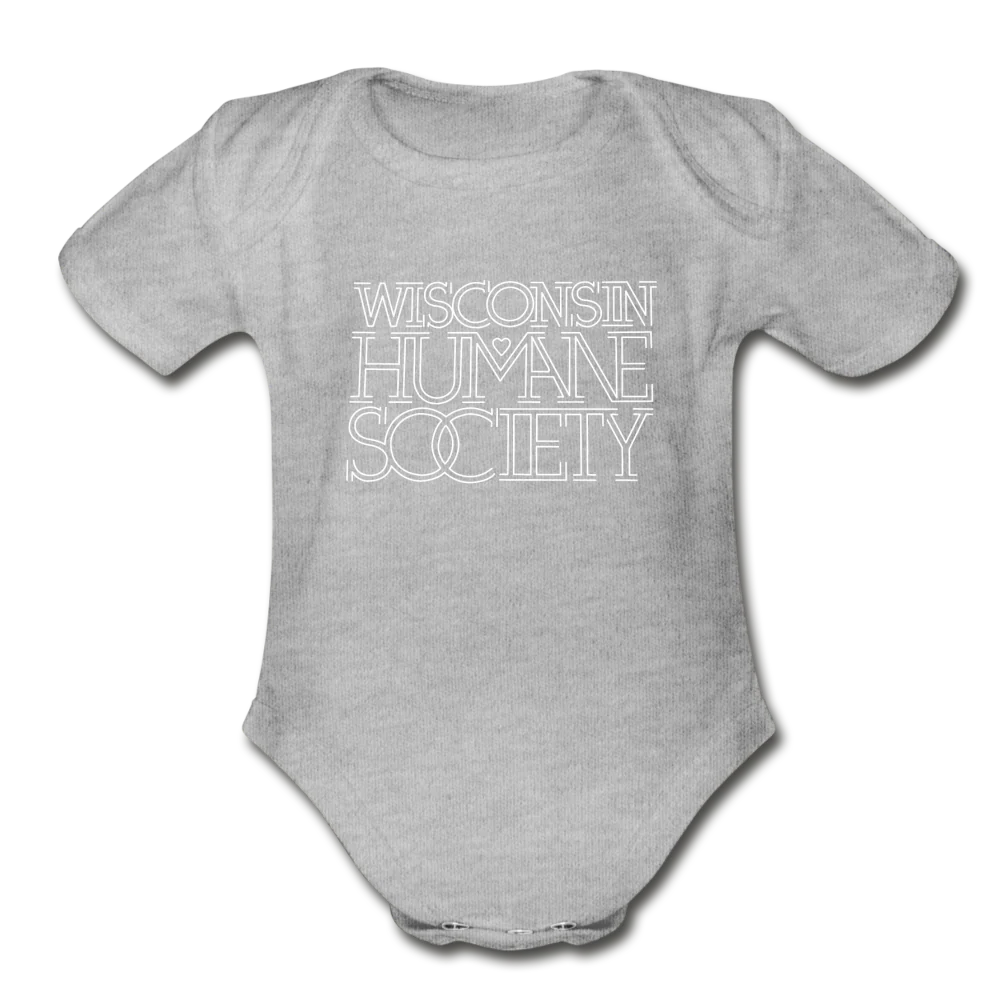 WHS 1987 Logo Organic Short Sleeve Baby Bodysuit - Image 4