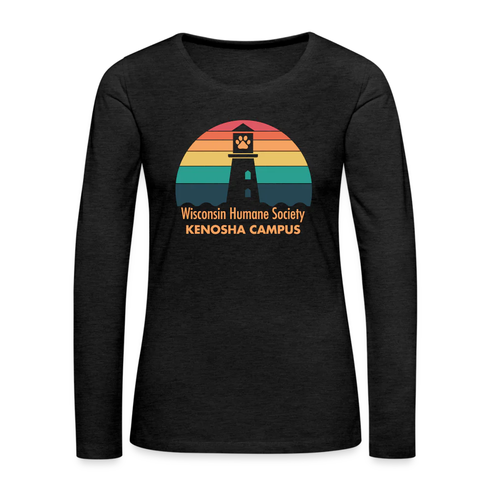 WHS Kenosha Logo Contoured Premium Long Sleeve T-Shirt - Image 3