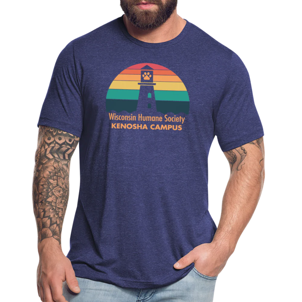 WHS Kenosha Logo Tri-Blend T-Shirt - Image 6