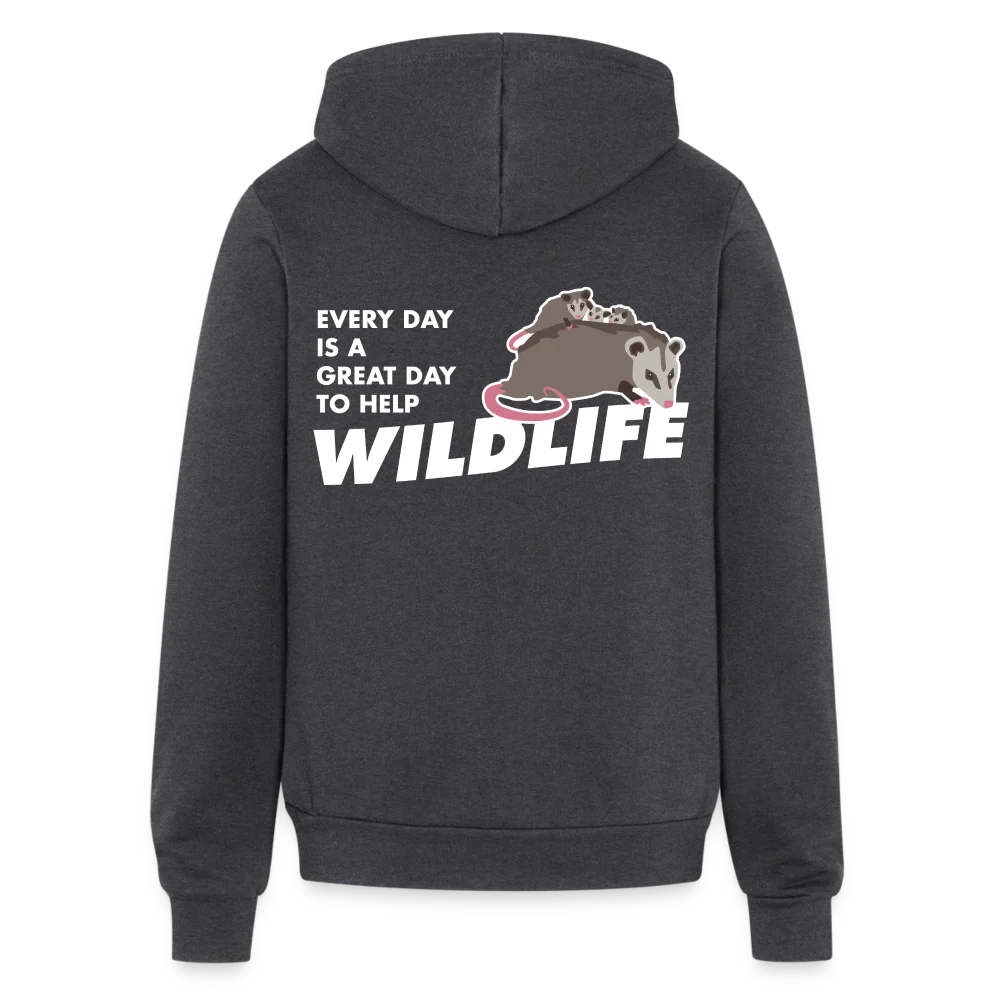 WHS Wildlife Bella + Canvas Unisex Full Zip Hoodie - Image 3