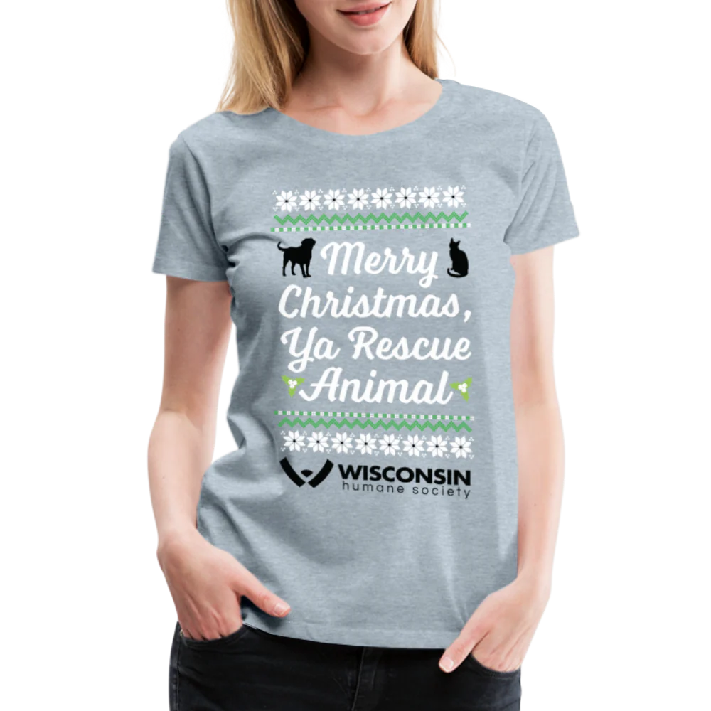 Ya Rescue Animal Contoured Premium T-Shirt - Image 11