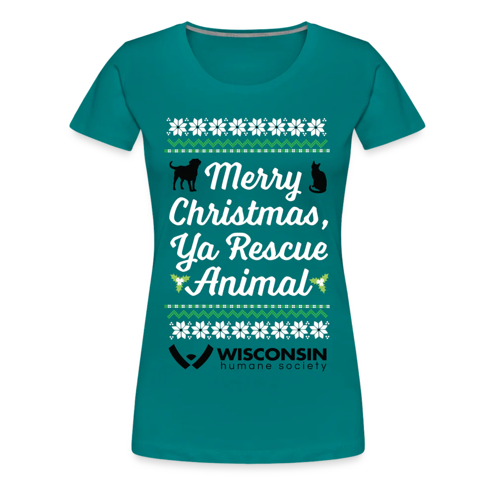 Ya Rescue Animal Contoured Premium T-Shirt - Image 19