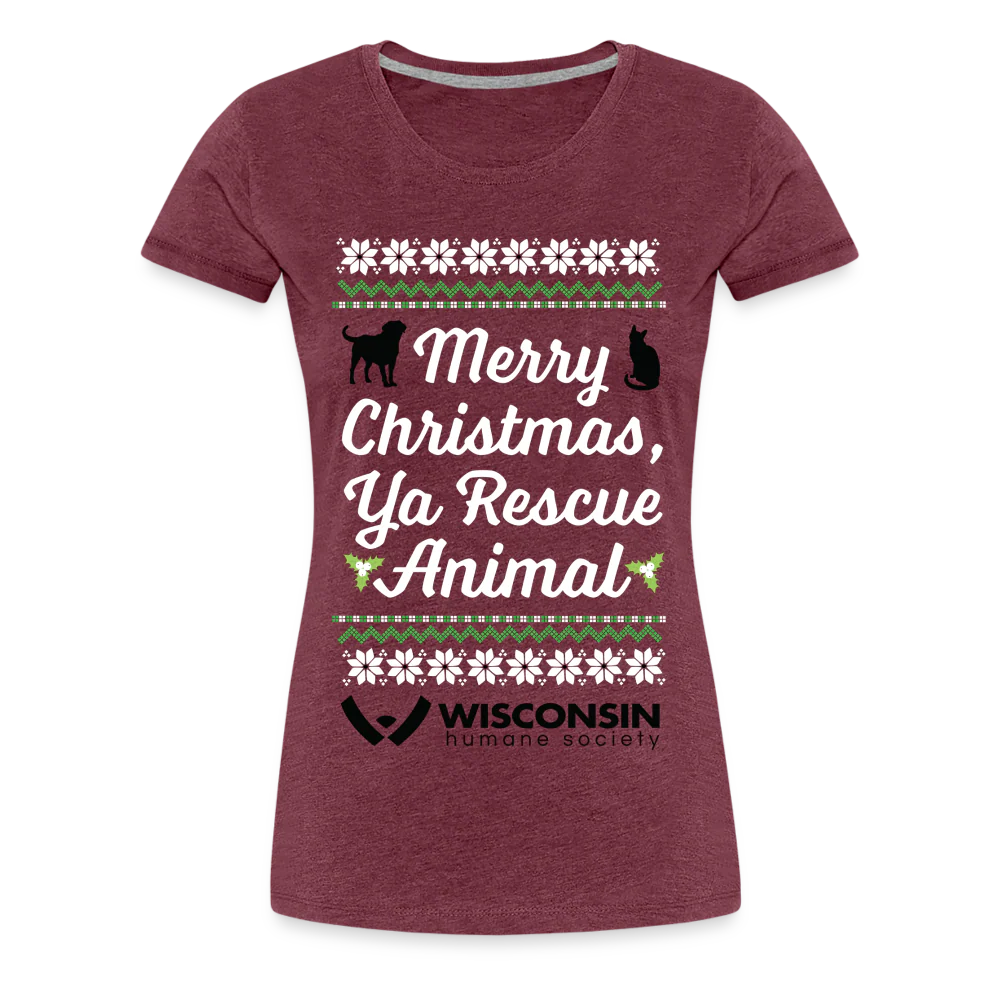 Ya Rescue Animal Contoured Premium T-Shirt - Image 6